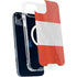 Peru Flag Distressed iPhone 15 Plus MagSafe Case